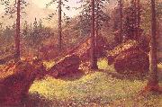 Albert Bierstadt Wooded Landscape oil on canvas